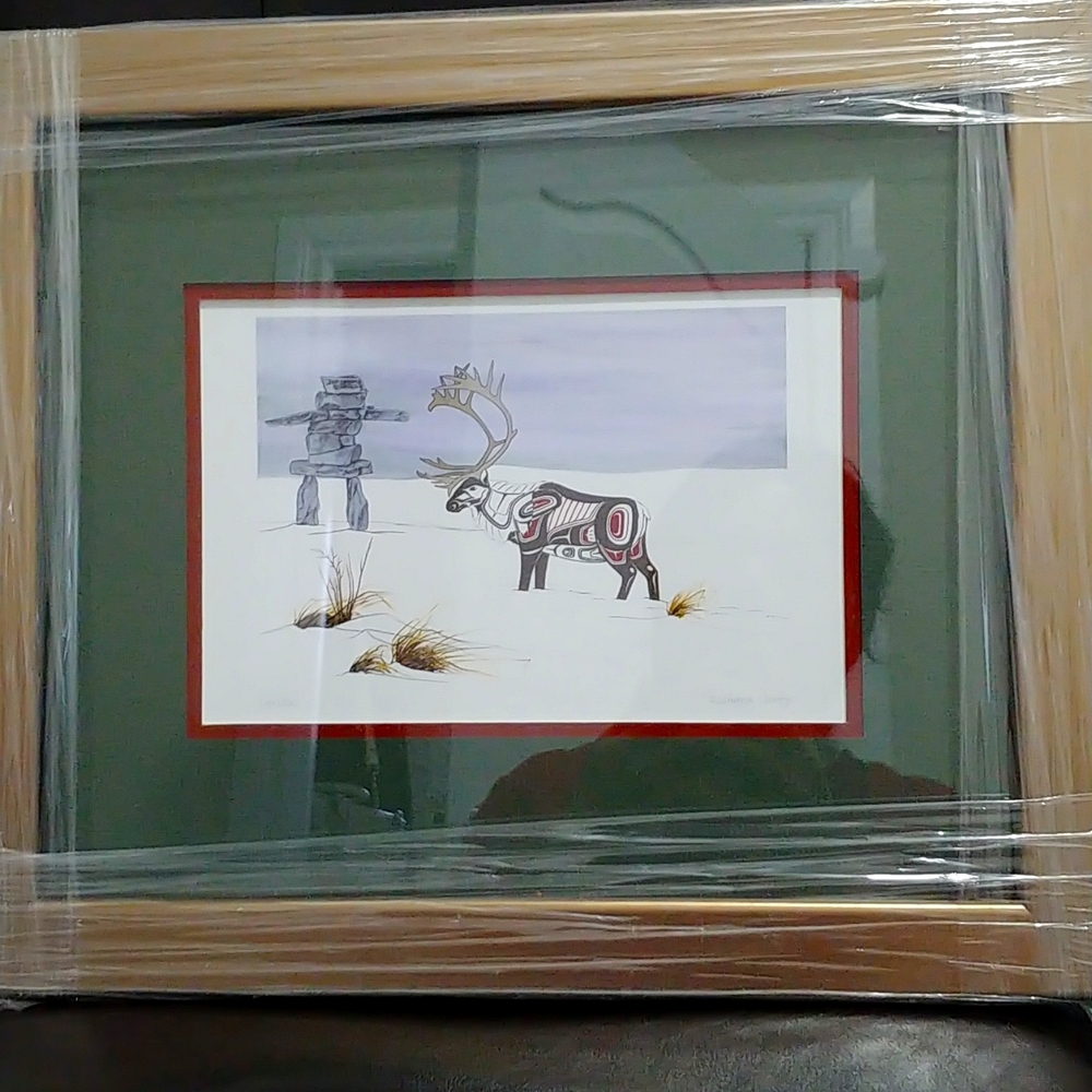 Canadian Native art framed print